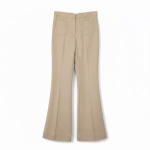 Bershka Beige Flare Pants